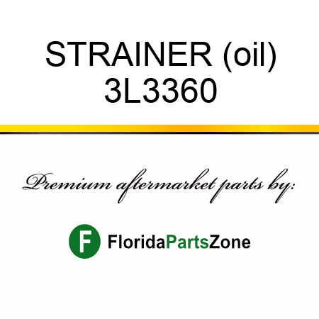 STRAINER (oil) 3L3360