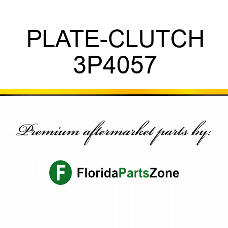PLATE-CLUTCH 3P4057