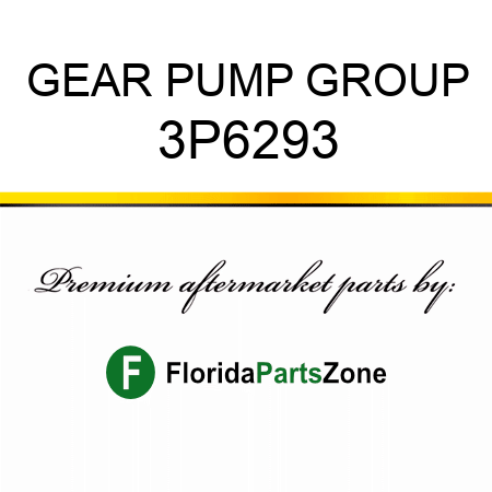 GEAR PUMP GROUP 3P6293