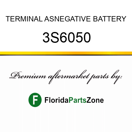 TERMINAL ASNEGATIVE BATTERY 3S6050