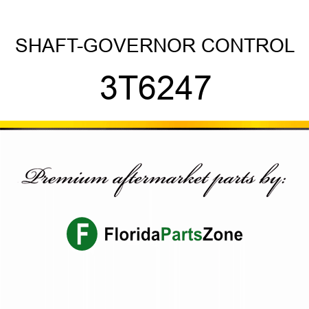 SHAFT-GOVERNOR CONTROL 3T6247