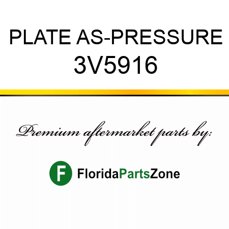 PLATE AS-PRESSURE 3V5916