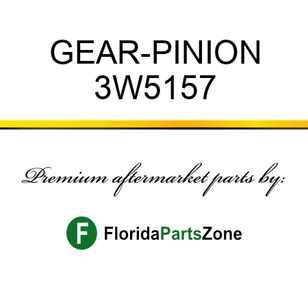 GEAR-PINION 3W5157
