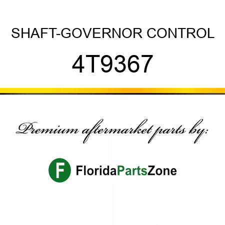 SHAFT-GOVERNOR CONTROL 4T9367