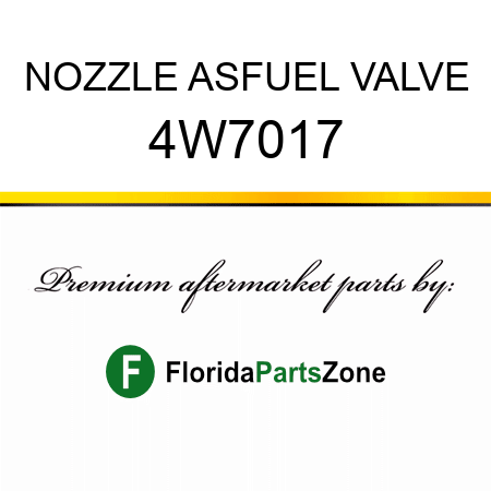 NOZZLE ASFUEL VALVE 4W7017