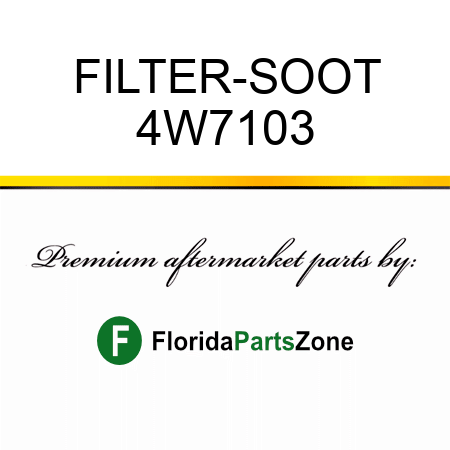 FILTER-SOOT 4W7103