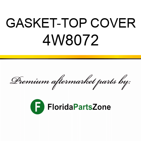 GASKET-TOP COVER 4W8072