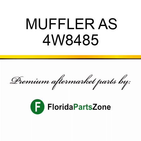 MUFFLER AS 4W8485