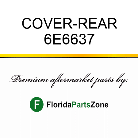 COVER-REAR 6E6637