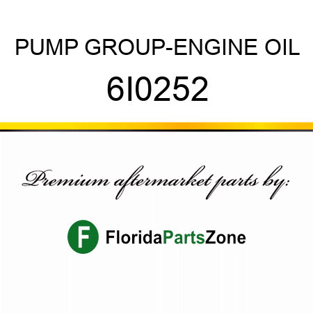 PUMP GROUP-ENGINE OIL 6I0252