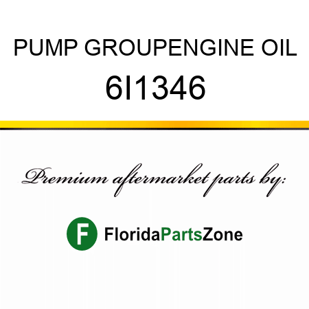 PUMP GROUPENGINE OIL 6I1346