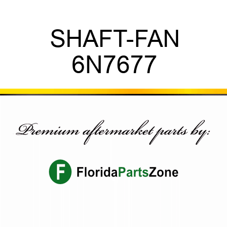 SHAFT-FAN 6N7677