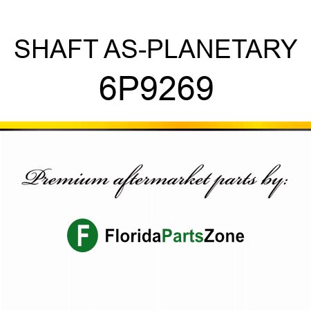 SHAFT AS-PLANETARY 6P9269