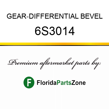 GEAR-DIFFERENTIAL BEVEL 6S3014