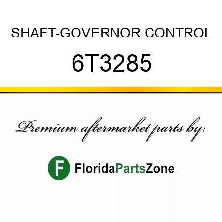 SHAFT-GOVERNOR CONTROL 6T3285