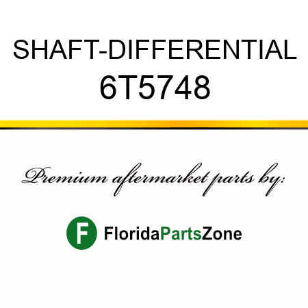 SHAFT-DIFFERENTIAL 6T5748