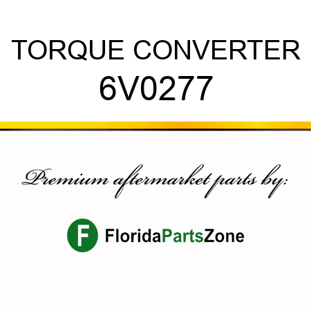 TORQUE CONVERTER 6V0277