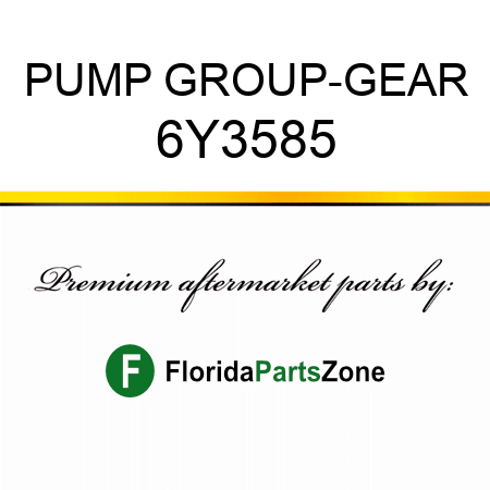 PUMP GROUP-GEAR 6Y3585