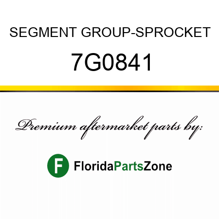 SEGMENT GROUP-SPROCKET 7G0841