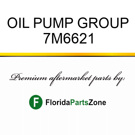 OIL PUMP GROUP 7M6621