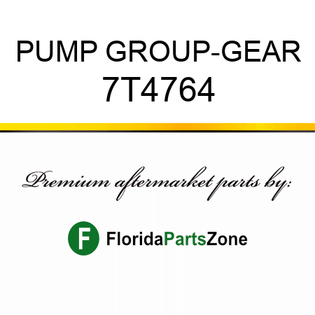 PUMP GROUP-GEAR 7T4764