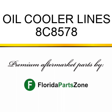 OIL COOLER LINES 8C8578