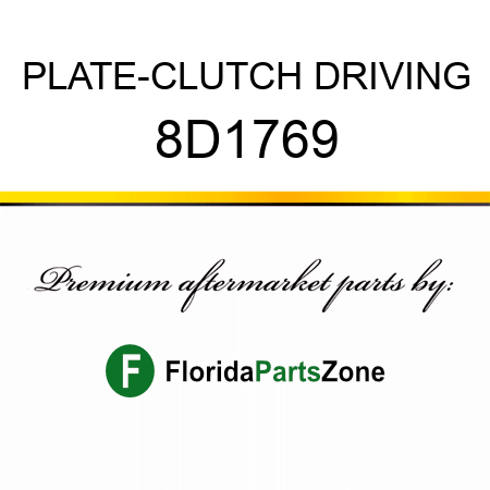 PLATE-CLUTCH DRIVING 8D1769