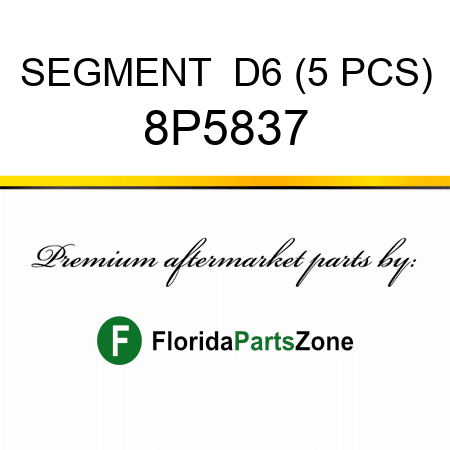 SEGMENT  D6 (5 PCS) 8P5837