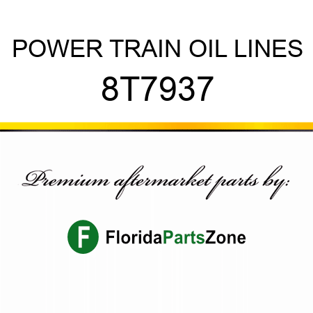 POWER TRAIN OIL LINES 8T7937