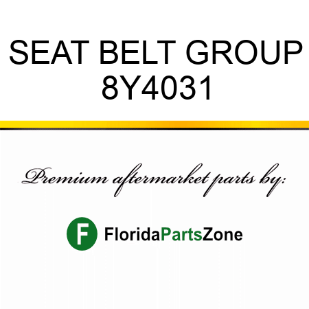 SEAT BELT GROUP 8Y4031