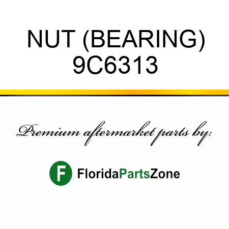 NUT (BEARING) 9C6313