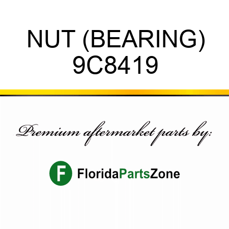 NUT (BEARING) 9C8419