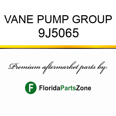 VANE PUMP GROUP 9J5065