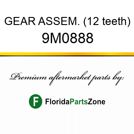 GEAR ASSEM. (12 teeth) 9M0888