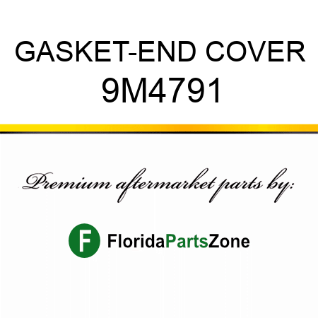 GASKET-END COVER 9M4791