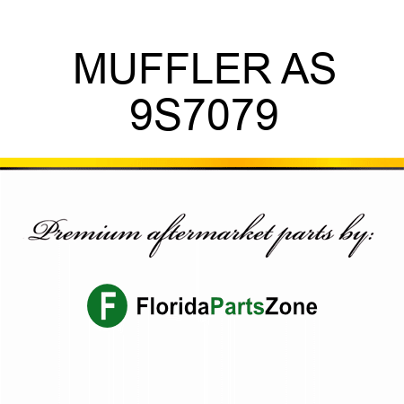 MUFFLER AS 9S7079