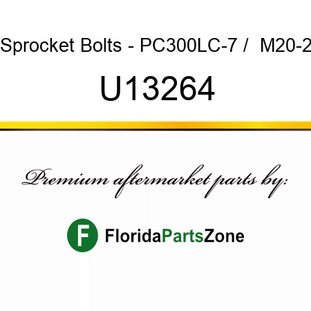 Sprocket Bolts - PC300LC-7 /  M20-2 U13264