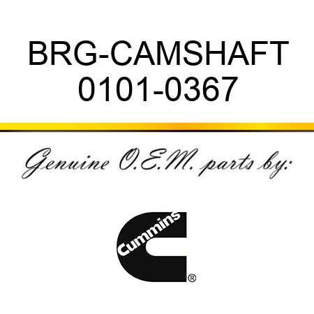BRG-CAMSHAFT 0101-0367