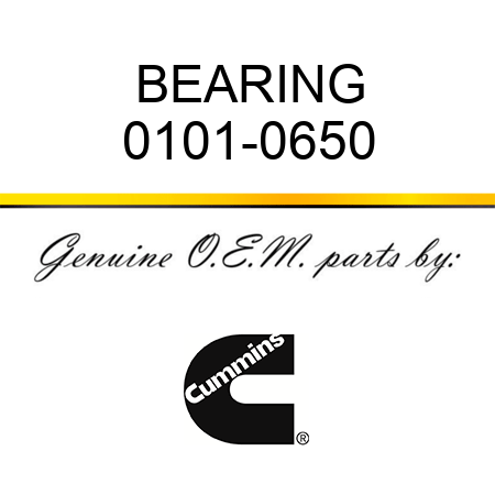 BEARING 0101-0650