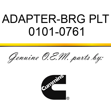 ADAPTER-BRG PLT 0101-0761