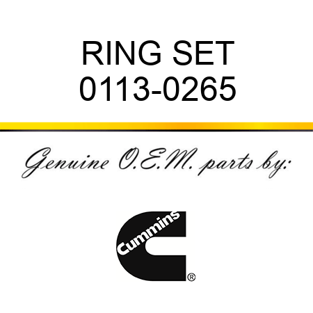 RING SET 0113-0265