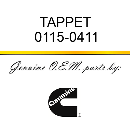 TAPPET 0115-0411