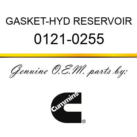 GASKET-HYD RESERVOIR 0121-0255