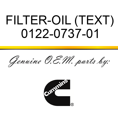 FILTER-OIL (TEXT) 0122-0737-01