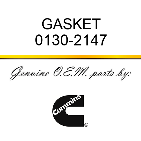 GASKET 0130-2147