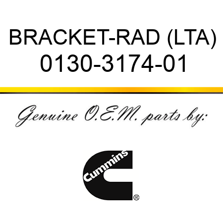 BRACKET-RAD (LTA) 0130-3174-01