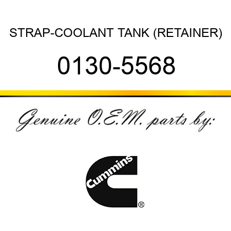 STRAP-COOLANT TANK (RETAINER) 0130-5568