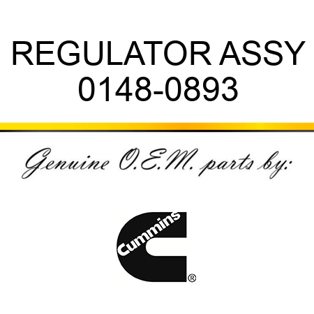 REGULATOR ASSY 0148-0893