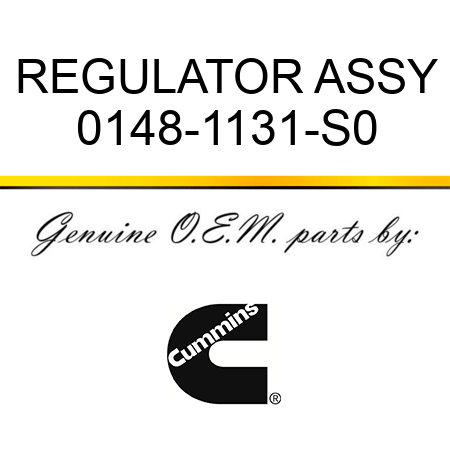 REGULATOR ASSY 0148-1131-S0