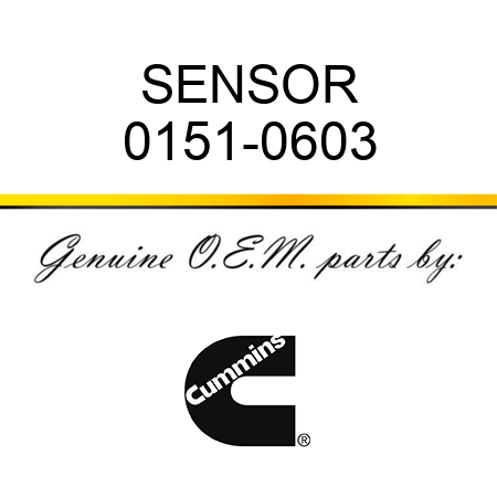 SENSOR 0151-0603